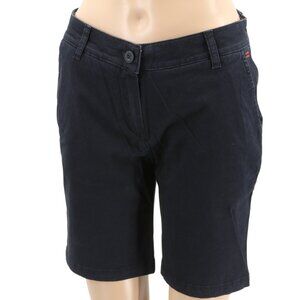 Napapijri Women's Navy Blue Bermuda Shorts - Retail $125 - NWT